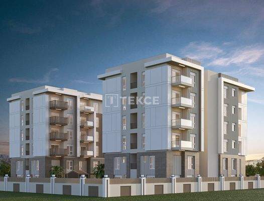Modern Apartments for Sale in Antalya Kepez with Installments