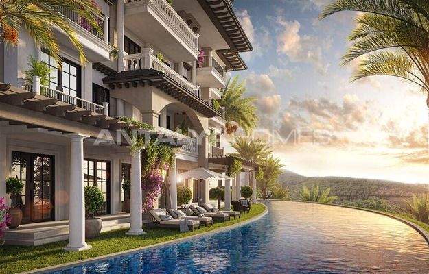 Sea View Apartments in a Luxury Complex in Kargicak Alanya