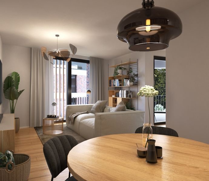 Moderne 2-Zimmer-Wohnung mit exklusiver Ausstattung im QUIN zum 01.01.2025
