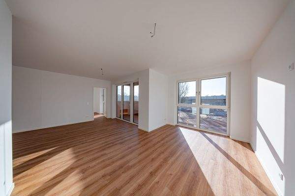 Beispielbild offener Wohn- und Küchenbereich