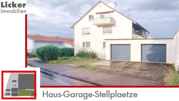 Haus-Garage-Stellplätze