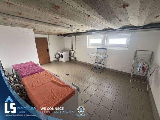 Stellplatz für Waschmaschine