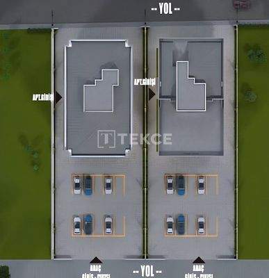 Apartments with Park and City Views in Bayraklı İzmir