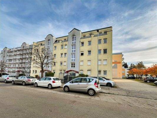 Die Wohnanlage von der Nordseite