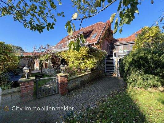 Garteneingangsbereich