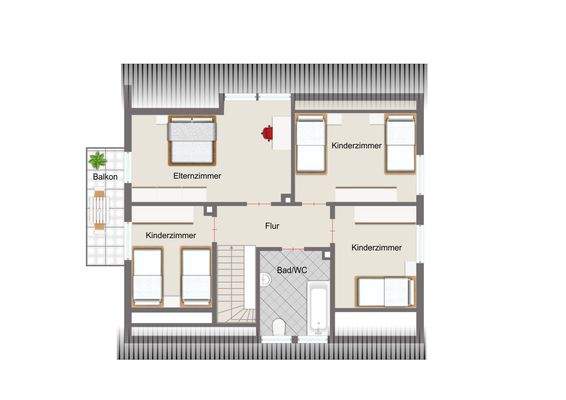 Grundriss Dachgeschoss