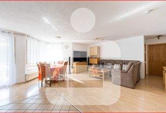 Wohn- und Esszimmer mit Küche