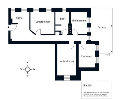 Grundriss 4 Zimmer Variante