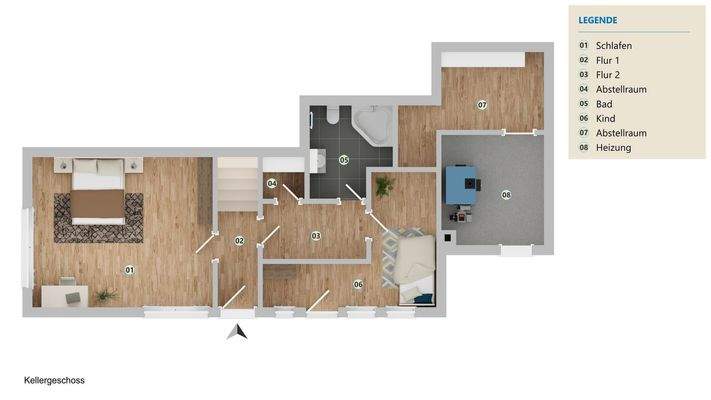 Grundriss KG (Abb. ähnlich)