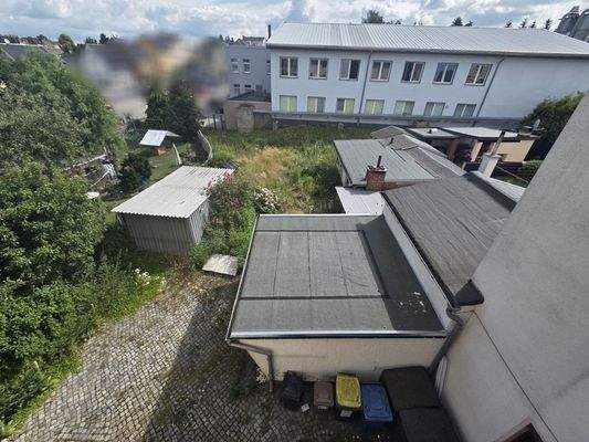 Ausblick in den Garten