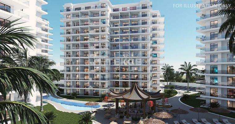 Chic Apartments in a Complex in İskele Long Beach