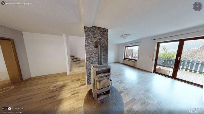 Wohnzimmer mit Terrassenzugang