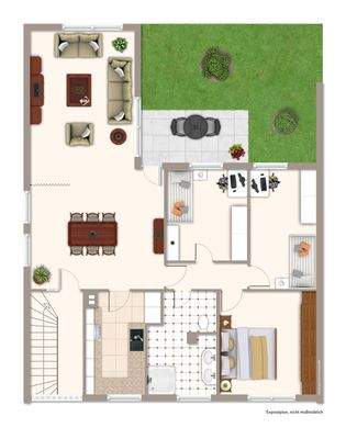 Grundriss EG Variante