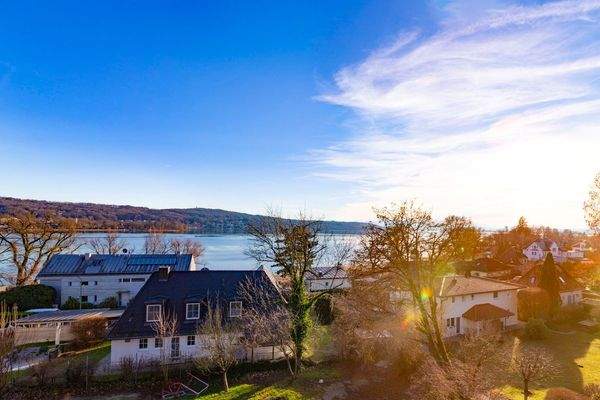 Blick vom Grundstück