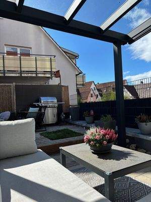 Blick von der Dachterrasse