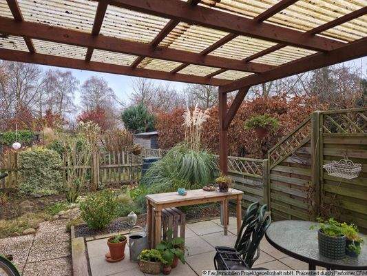 Ansicht überdachte Terrasse