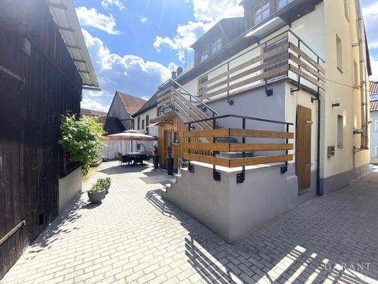 Aufgang zur Einliegerwohnung