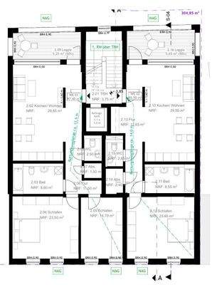 Grundriss Obergeschoss