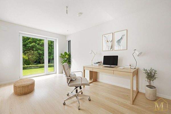 Arbeitszimmer Visualisierung