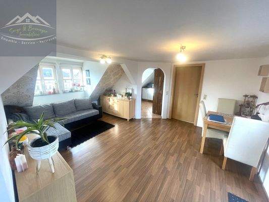 Wohn-Esszimmer Wohnung DG