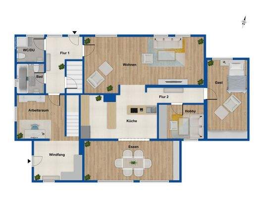 Grundriss - Erdgeschoss