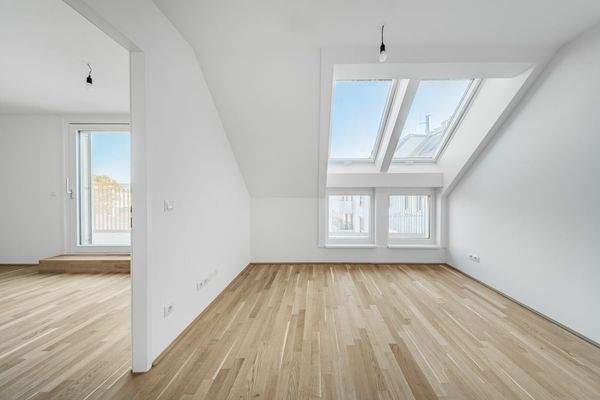 Schlafzimmer mit Schranknische