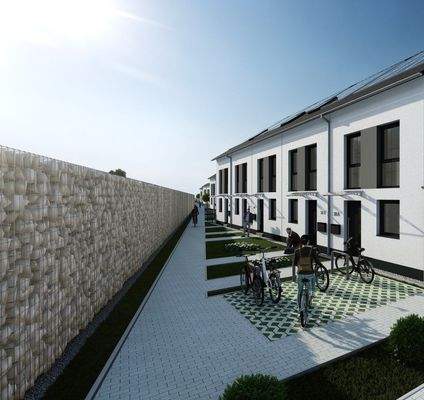 Visualisierung Eingangsseite &amp; Zuwegungen