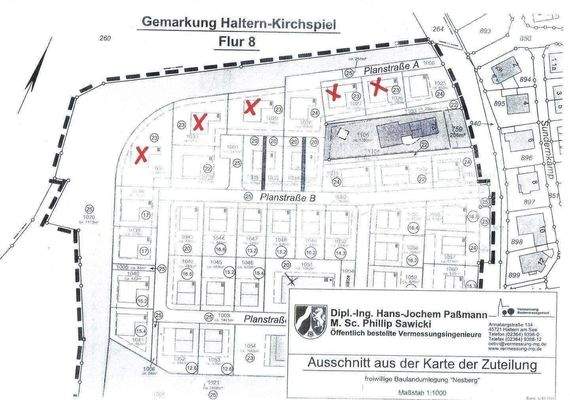 Grundstücke im Baubebiet Nesberg 