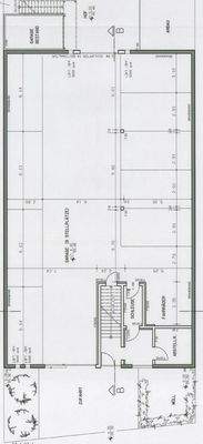 Erdgeschoss über Garagehalle