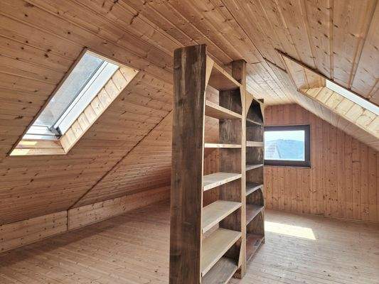 Dachboden von der Garage