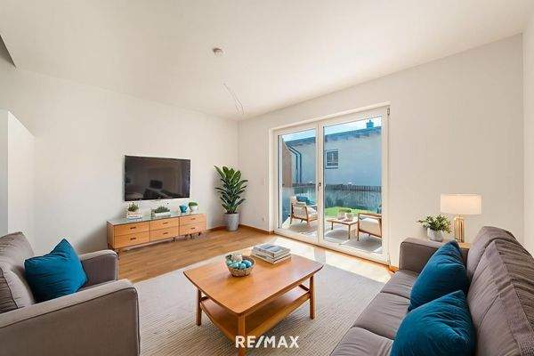 Virtuelles Staging Wohnzimmer