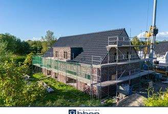 Blick auf die Doppelhaushälfte