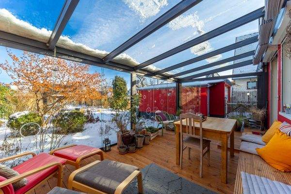 Überdachte Terrasse