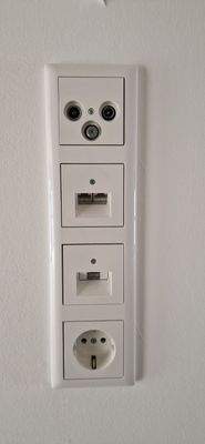 Netzwerk in allen Aufenthaltsräumen