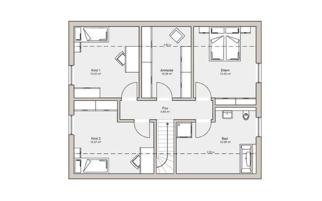 Grundriss Dachgeschoss