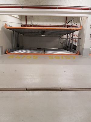 unterer Stellplatz in der Duplex-Parkanlage