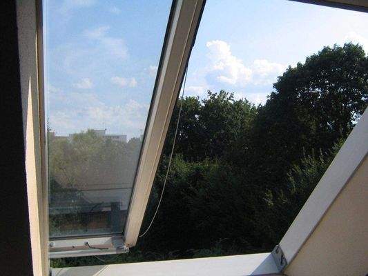 Ausblick vom Dachfenster