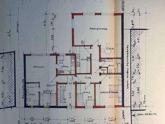 Grundriss 2.OG Hinterhaus