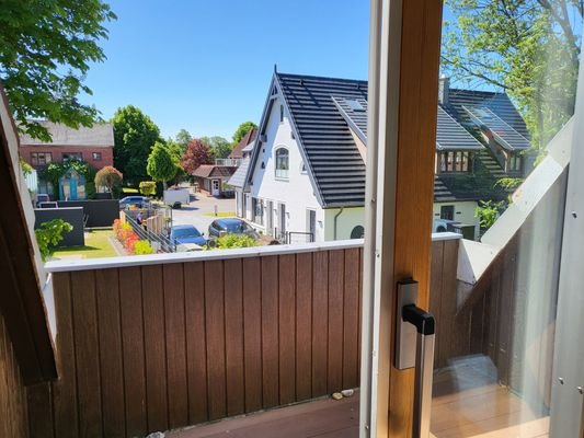 Ausblick vom Balkon