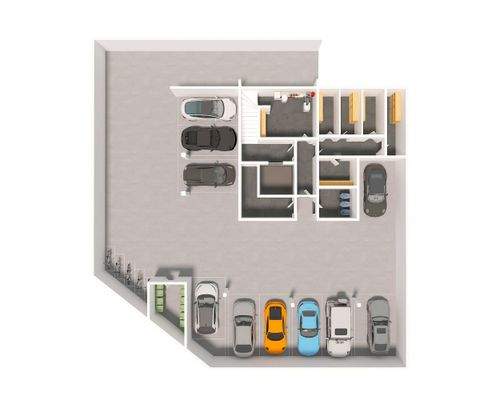 ges. KG u. TG - 10 PKW-Stpl.