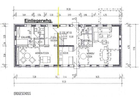 Grundriss EG Reetdachhaus