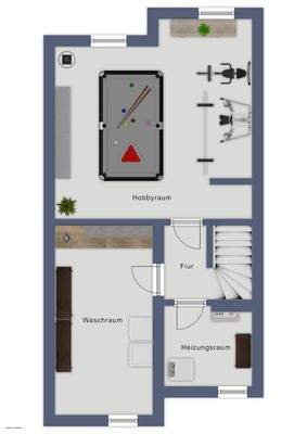 Möbliervorschlag Kellergeschoss