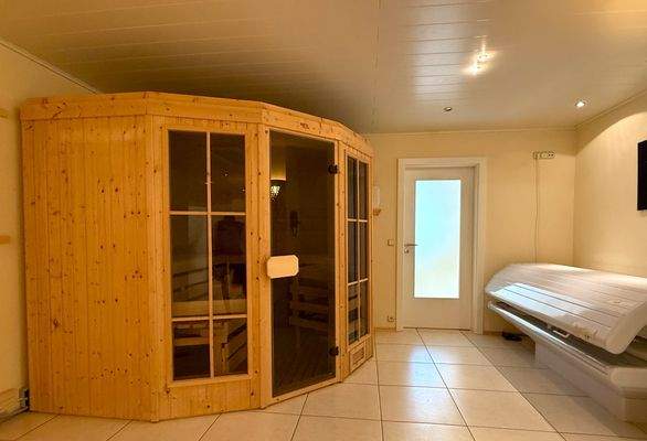 Sauna und Solarium vorhanden 