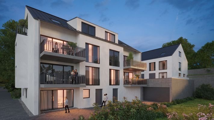 Außenansicht Mehrfamilienhaus