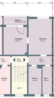 GR 2 Zimmer OG rechts