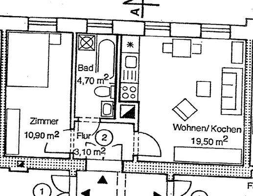 Grundriss 2. Og mitte