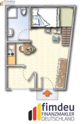 Grundriß, nicht maßstabsgetreu