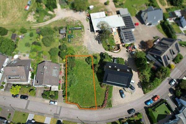 Draufsicht mit Grenzen