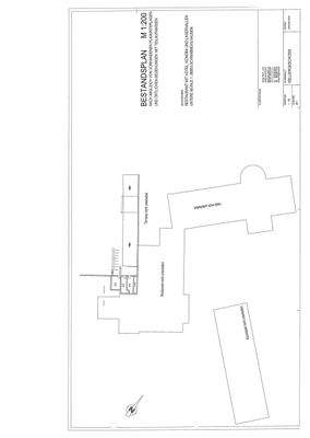 Bestandsplan Hotel, Restaurant, Kornstadel - UG