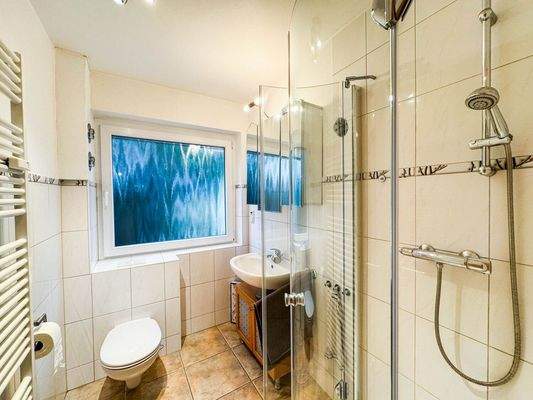 Duschbad im Erdgeschoss 